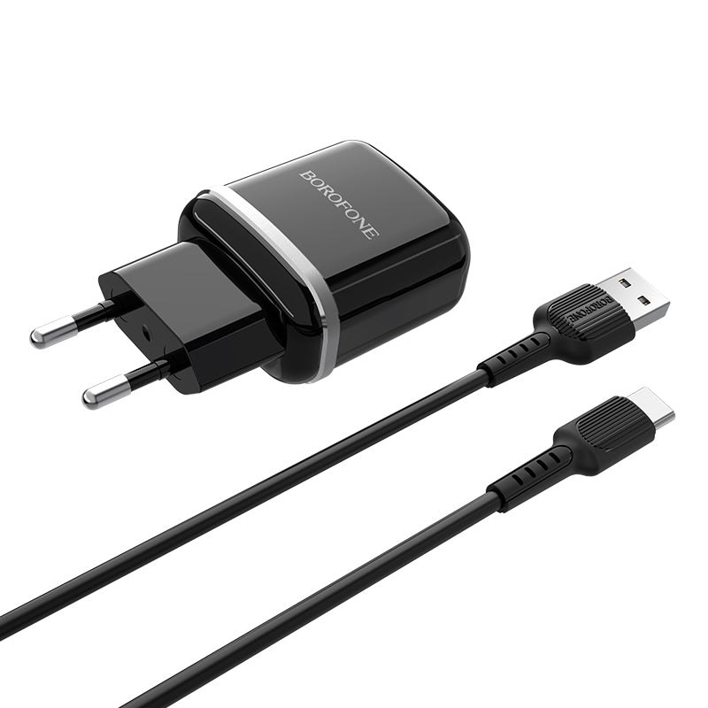 ALIMENTATORE BOROFONE BA25A TYPE C/LIGHTNING/MICRO USB