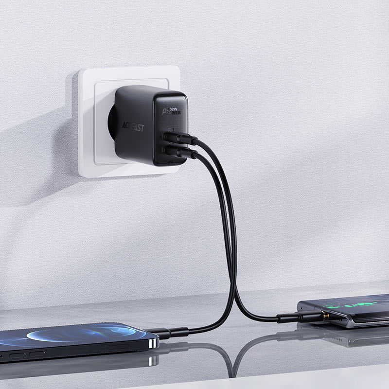 Fast Charge AceFast Wall Charger A5 PD32W (1xUSB-C+1xUSB-A) EU