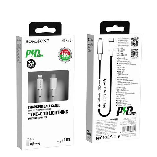 Cavo da USB-C a Lightning BX36 Union PD