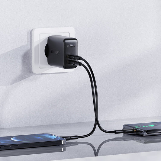Fast Charge AceFast Wall Charger A5 PD32W (1xUSB-C+1xUSB-A) EU