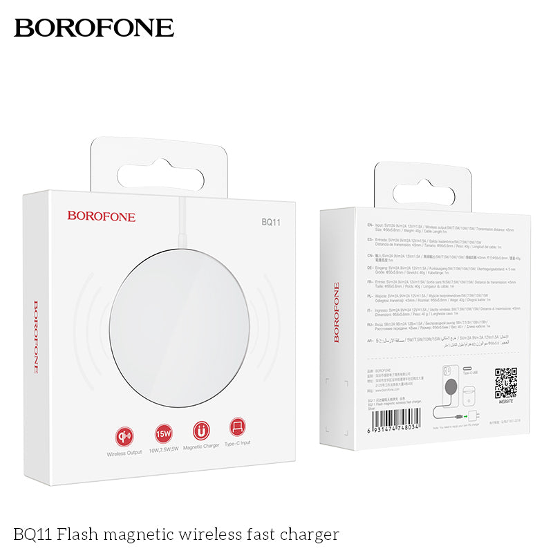 Caricabatterie magnetico wireless BQ11 Flash