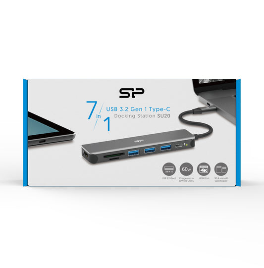 SILICON POWER 7 IN 1 DOCK STATION SU20